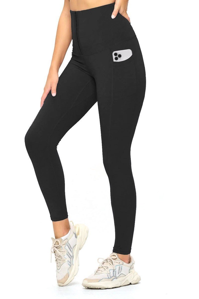 Body Shaper Fashion Black Yoga Leggings