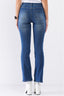 Medium Blue Denim High Waisted Skinny Jeans-Medium Denim