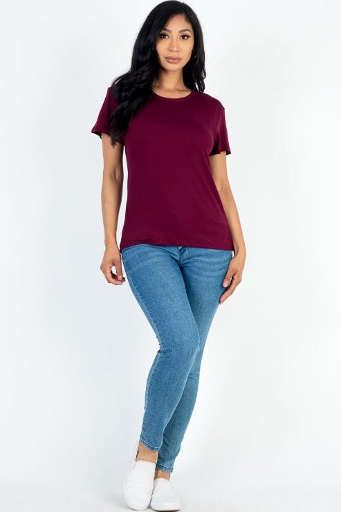 Women's Soft Jersey Short Sleeve T-Shirt | Stretch Tee