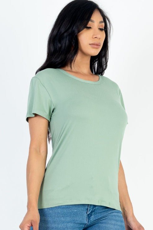 Women's Soft Jersey Short Sleeve T-Shirt | Stretch Tee