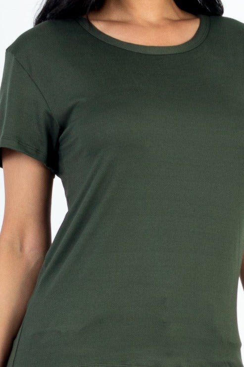 Women's Soft Jersey Short Sleeve T-Shirt | Stretch Tee