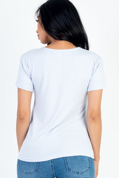 Women's Soft Jersey Short Sleeve T-Shirt | Stretch Tee