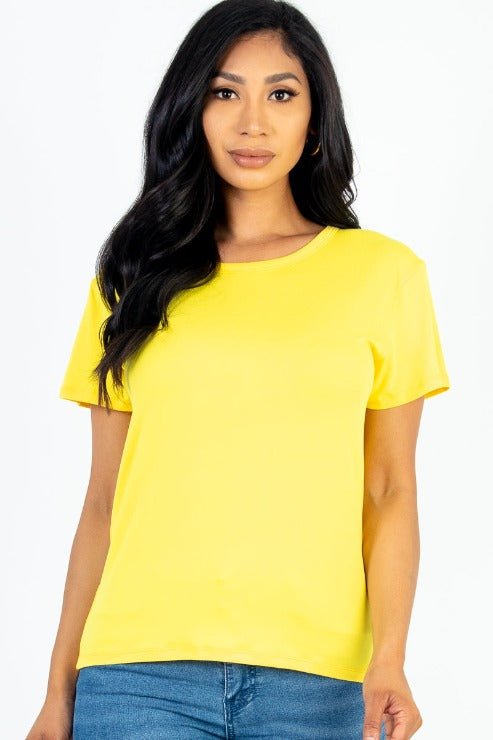 Women's Soft Jersey Short Sleeve T-Shirt | Stretch Tee