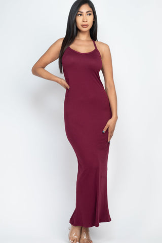 Racer Back Maxi Dress