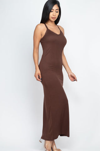 Racer Back Maxi Dress