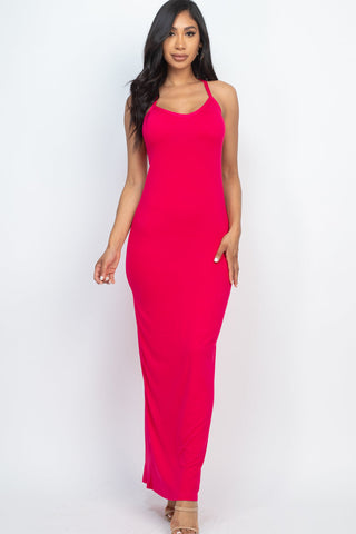 Racer Back Maxi Dress