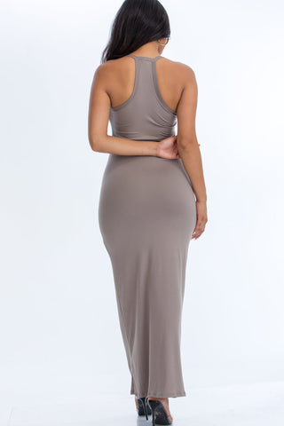 Racer Back Maxi Dress