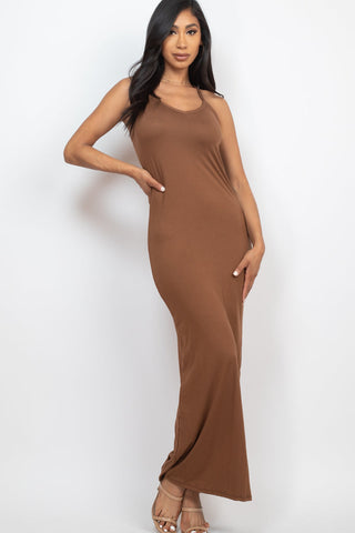 Racer Back Maxi Dress