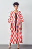 Balloon Sleeves Oversized Pocketed Dress