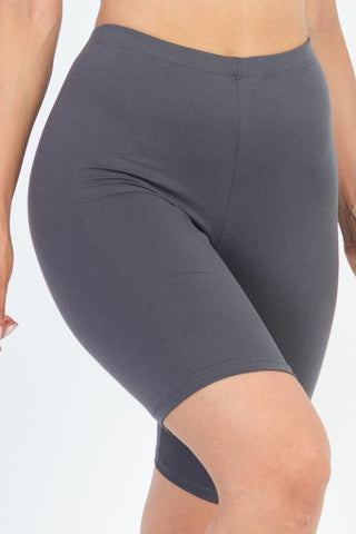Bike Shorts | Soft High-Stretch Jersey | 18" Length