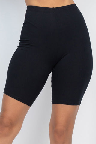 Bike Shorts | Soft High-Stretch Jersey | 18" Length