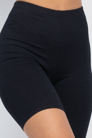 Bike Shorts | Soft High-Stretch Jersey | 18" Length