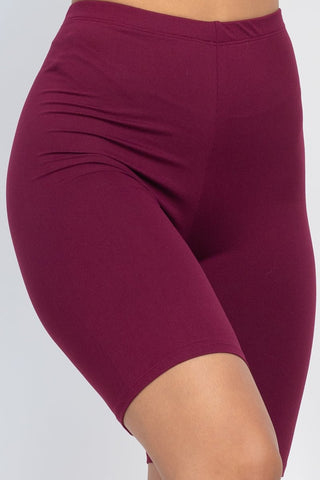 Bike Shorts | Soft High-Stretch Jersey | 18" Length