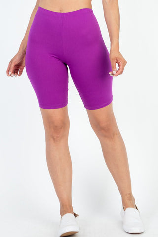 Bike Shorts | Soft High-Stretch Jersey | 18" Length