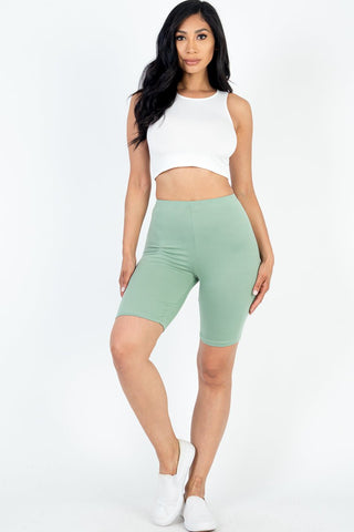 Bike Shorts | Soft High-Stretch Jersey | 18" Length