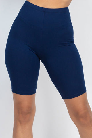 Bike Shorts | Soft High-Stretch Jersey | 18" Length