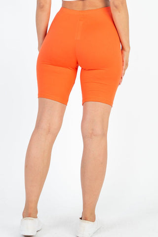 Bike Shorts | Soft High-Stretch Jersey | 18" Length