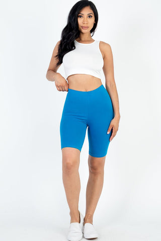 Bike Shorts | Soft High-Stretch Jersey | 18" Length