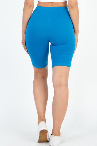 Bike Shorts | Soft High-Stretch Jersey | 18" Length