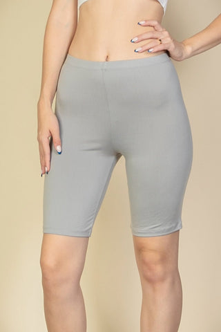 Bike Shorts | Soft High-Stretch Jersey | 18" Length