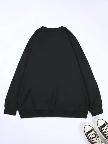 Black Plus Size Made to Worship Sweatshirt