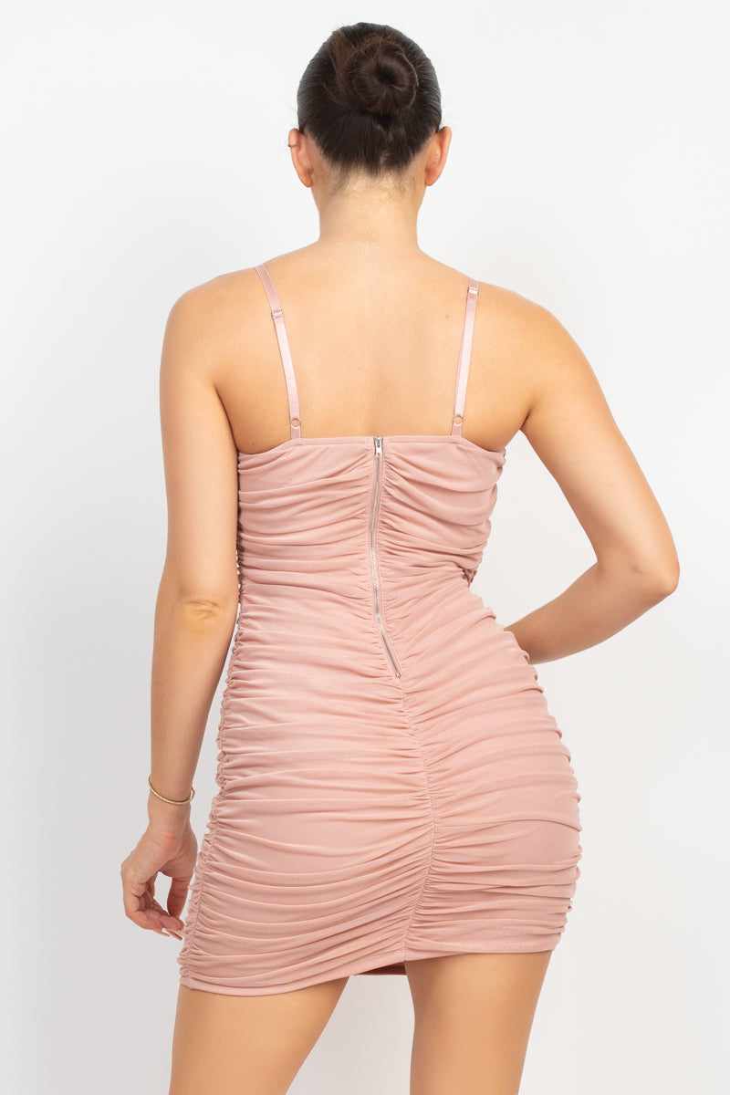 Cami Mini Dress-Mauve