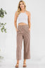 Chic High Waisted Pants-Red