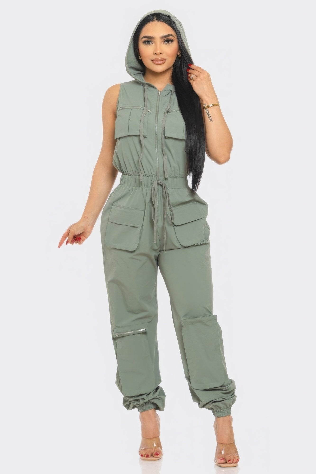 Chic Women's Tracy Cargo Jumpsuit - Optimal Comfort One-Piece