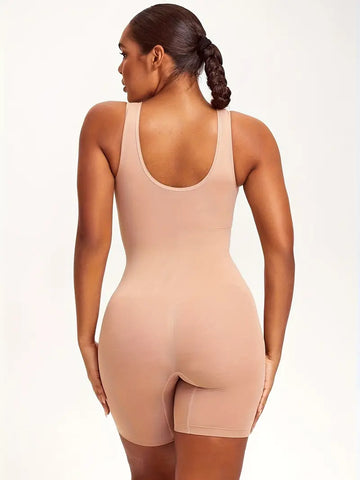 Elegant Stretch Fit Knit Bodysuit – Slim Fit & Abdominal Control