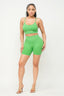 Erica Washed Seamless Basic Tank Top And Shorts Set