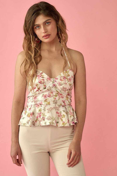 Floral Print Woven Cami Top-Blouses and Shirts-Your Style Fashion