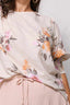 Floral Printed Woven Blouse-Oatmeal