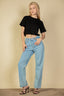 French Terry Toggle Drawstring Crop Top