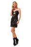 Fringe Sequin Bra Top Bodycon Party Dress