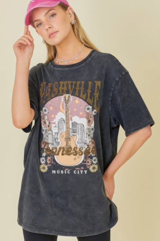 High-Quality Nashville Music City Tee - Ultimate Comfort