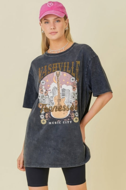 High-Quality Nashville Music City Tee - Ultimate Comfort