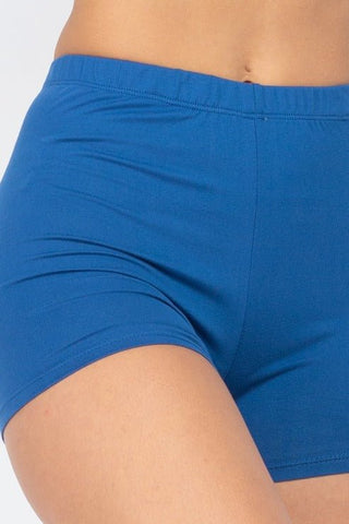 High-Stretch Solid Shorts | Versatile Activewear
