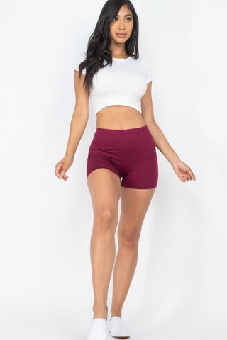High-Stretch Solid Shorts | Versatile Activewear