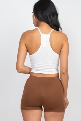 High-Stretch Solid Shorts | Versatile Activewear