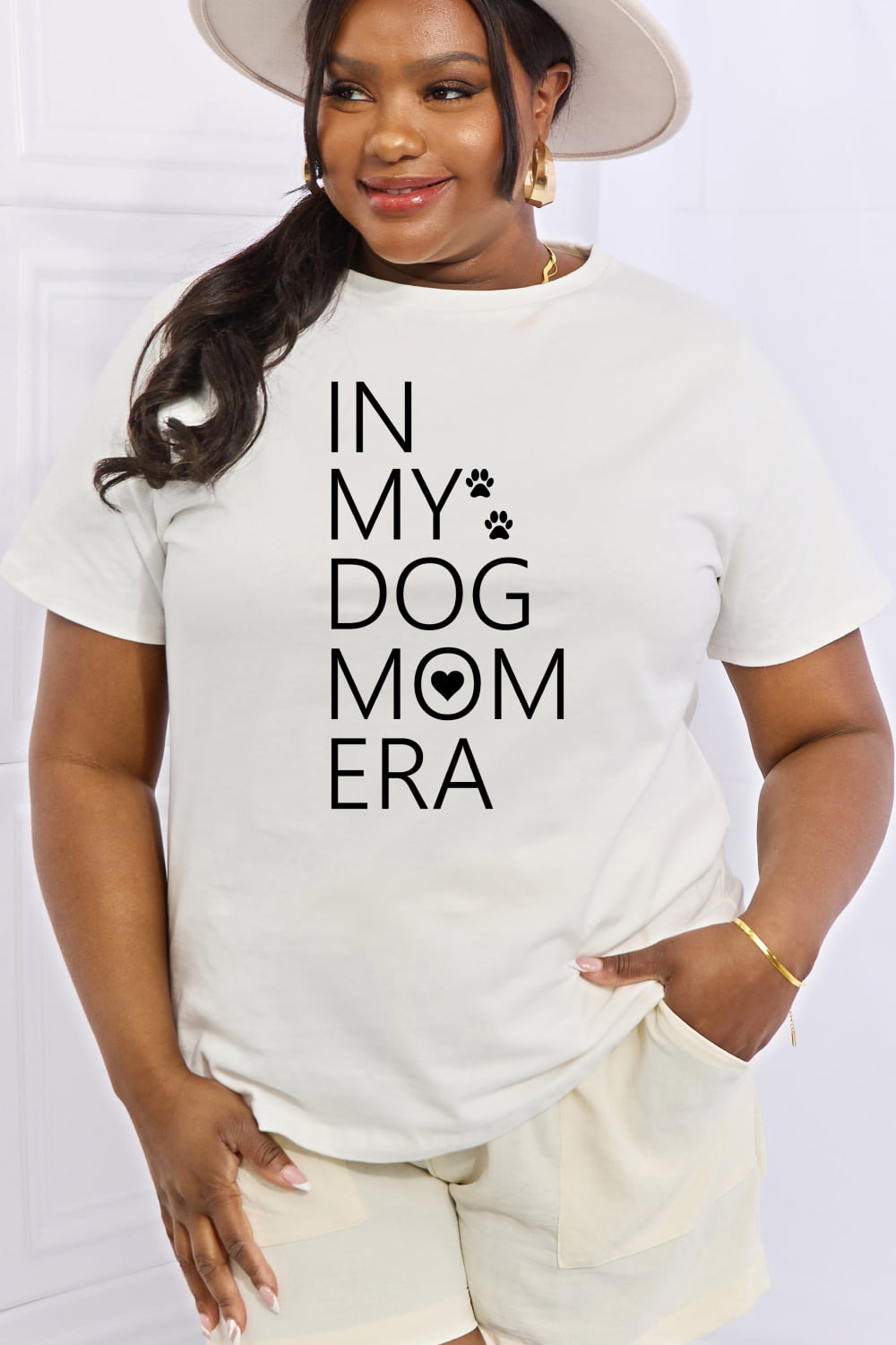 IN MY DOG MOM ERA Graphic Cotton Tee