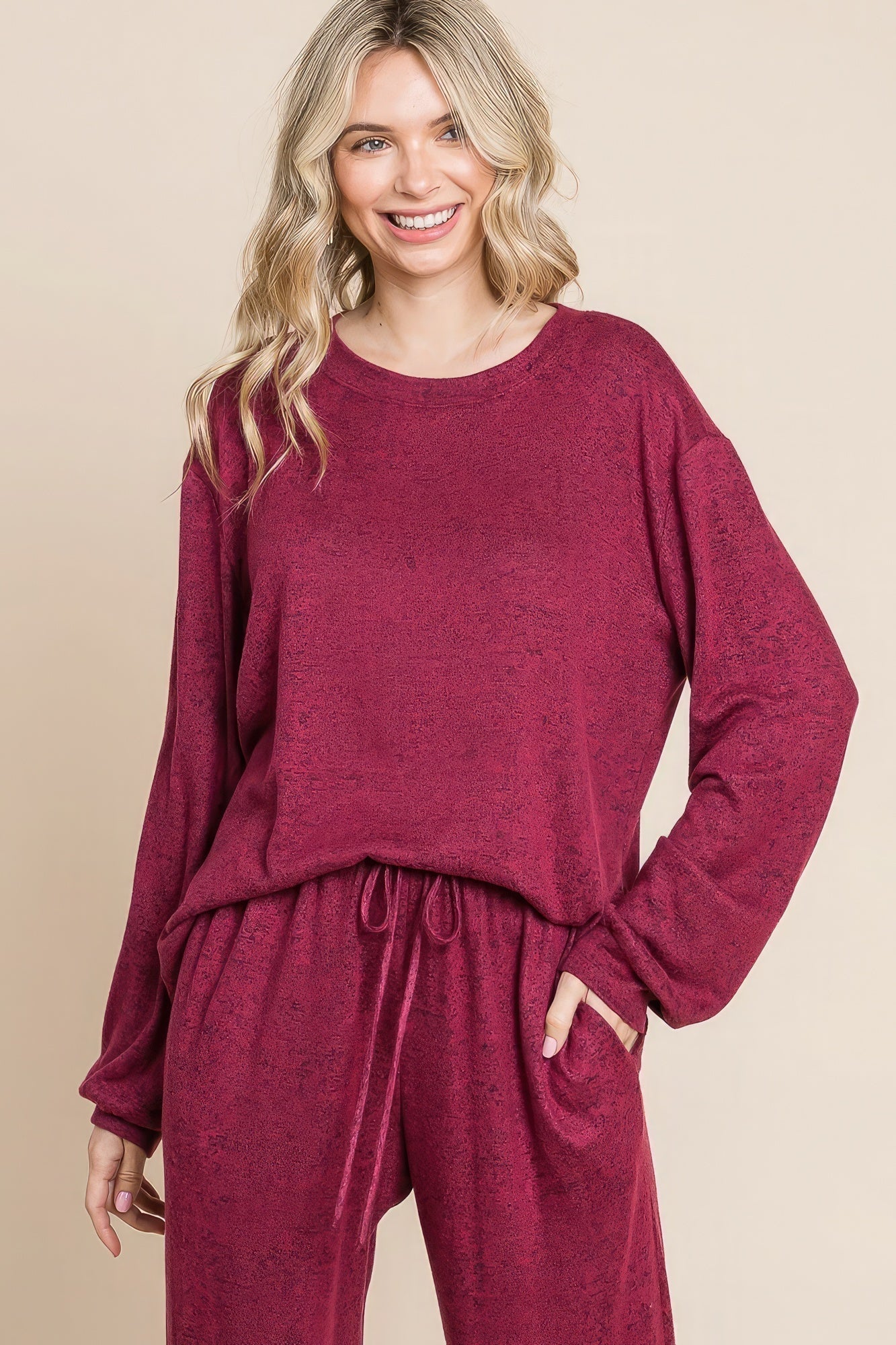 Luxury Two-Tone Loungewear Set - Cozy Home Apparel