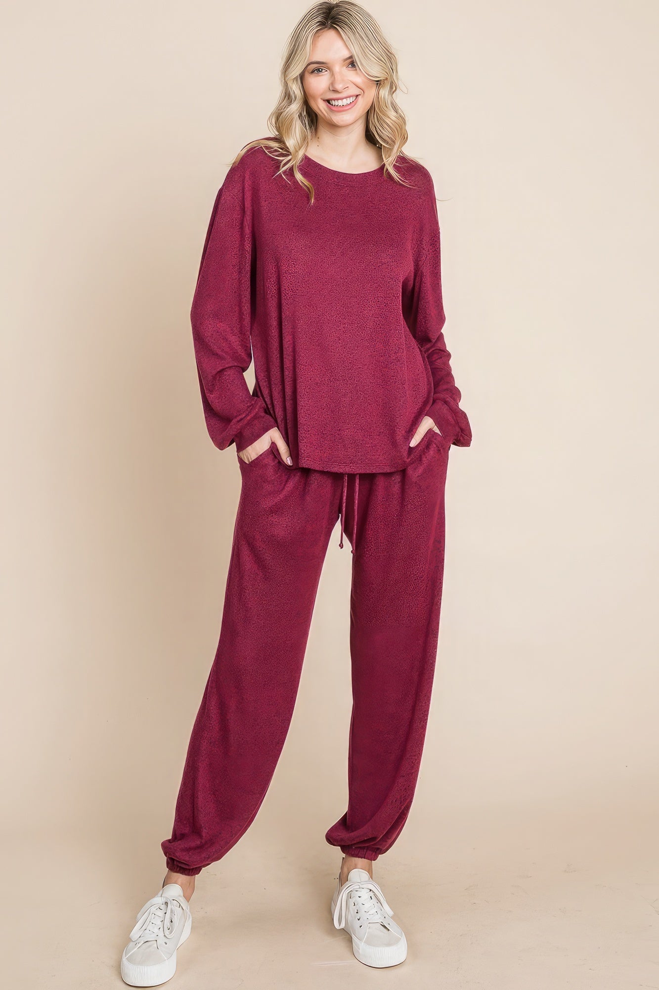 Luxury Two-Tone Loungewear Set - Cozy Home Apparel