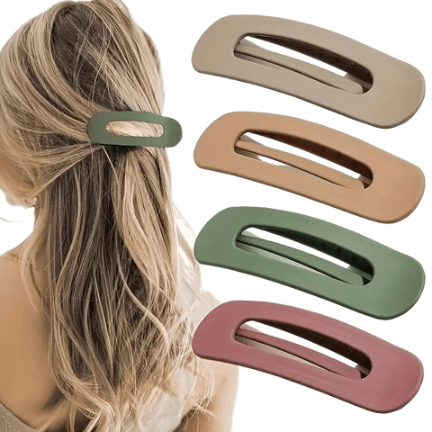 Matte Oval Hair Clip