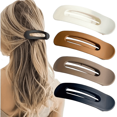 Matte Oval Hair Clip