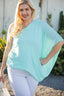 One Shoulder Long Sleeve Unbalance Top-Taupe