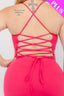 Plus Size Crisscross Back Cami Crop Top & Split Thigh Midi Skirt Set