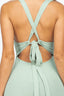 Ribbed Cutout Front Crisscross Back Bodycon Midi Dress