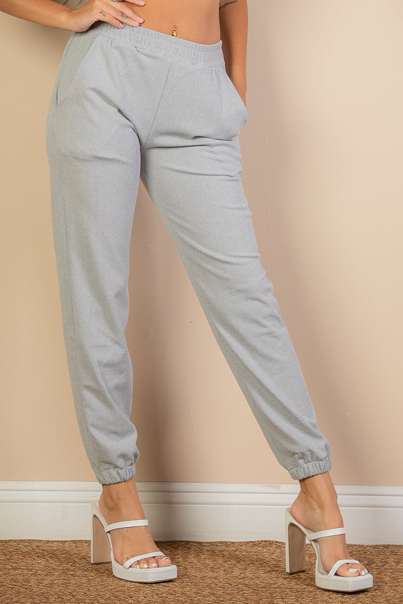 Ribbed Side Pocket Joggers