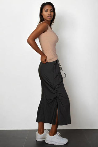 Ribbed V-Neck Sleeveless Top
