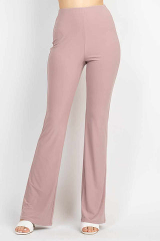 Solid Halter Top And Elastic Leggings Set-Coco